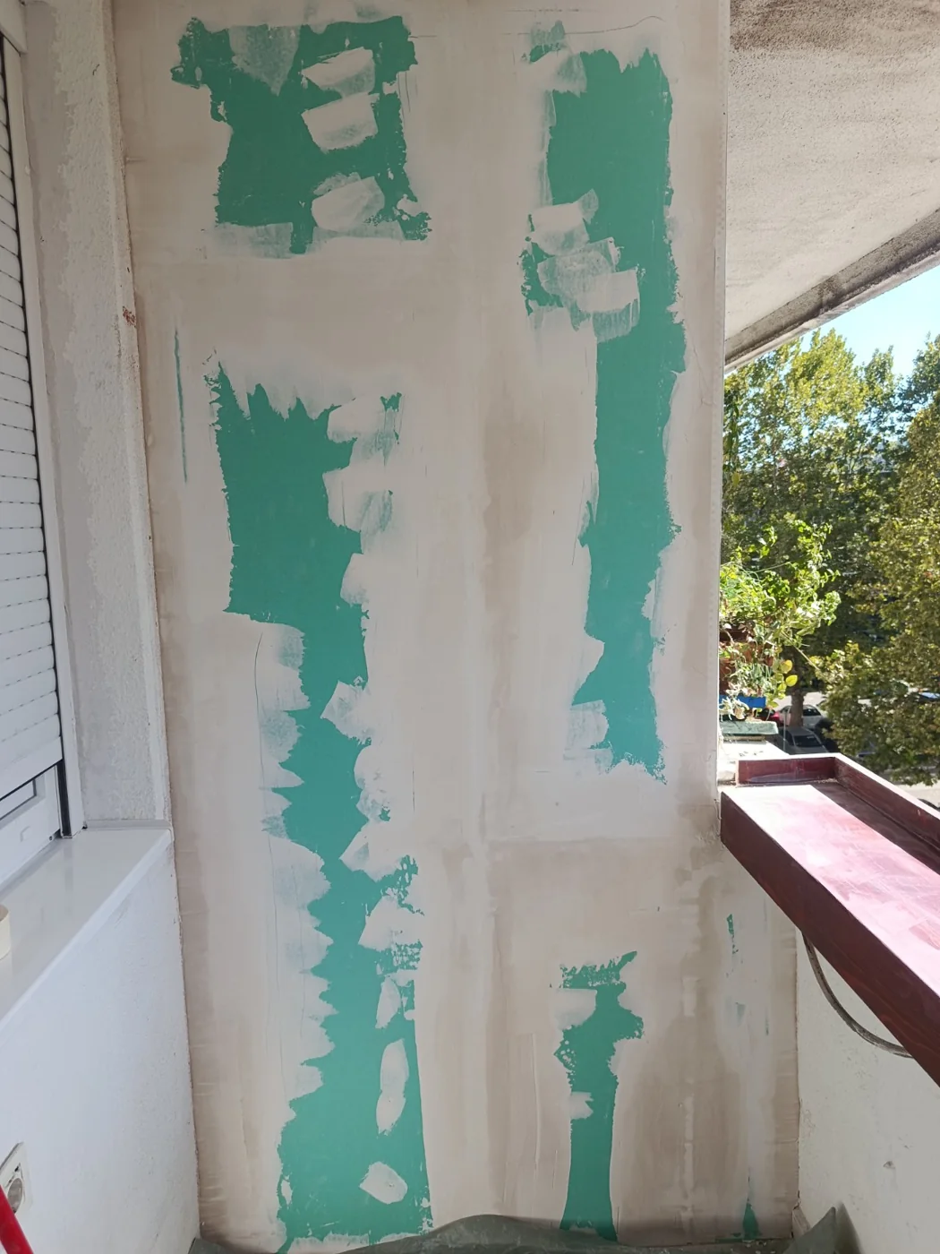 Postavljene ploče i obrađeni spojevi — Fontana · Novi Beograd